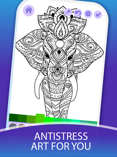 Antistress Adult Coloring Book ekran görüntüsü