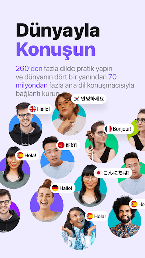 HelloTalk - Dil Değişimi ekran görüntüsü