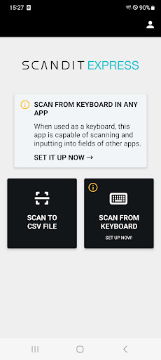 Scandit Express ekran görüntüsü