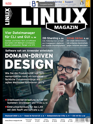 Linux Magazin ekran görüntüsü