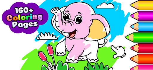 Kids Drawing & Coloring Game ekran görüntüsü