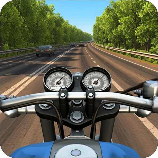 Rider Wheelie Traffic Race