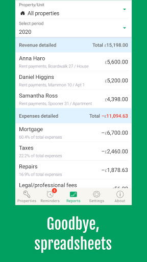 Landlordy property manager app ekran görüntüsü