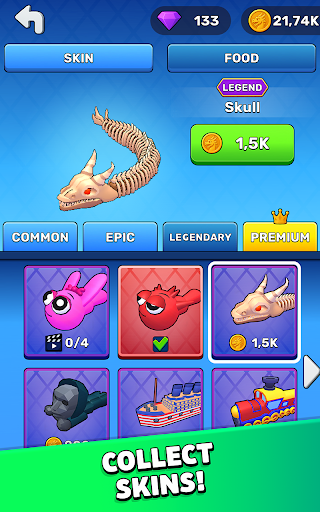 Snake Rush: Clash Battle 3D ekran görüntüsü