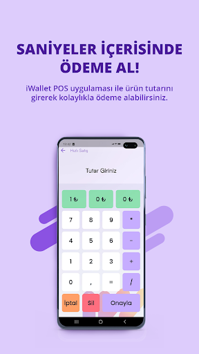 iWallet POS ekran görüntüsü
