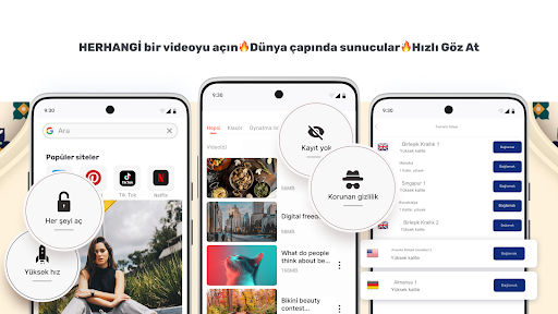 Web Proxy Browser ekran görüntüsü