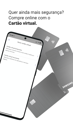 Cartão de crédito Samsung Itaú ekran görüntüsü