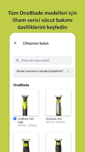 Philips OneBlade (Daily Care) ekran görüntüsü