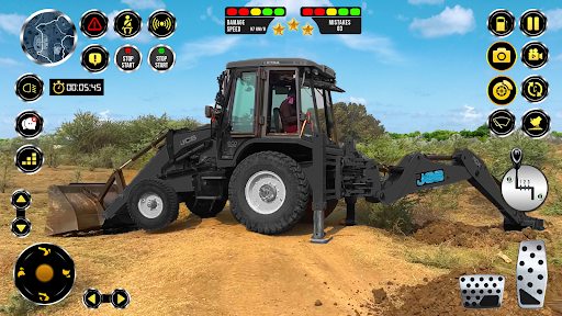 JCB İnşaat 3D : yol oyunlar ekran görüntüsü