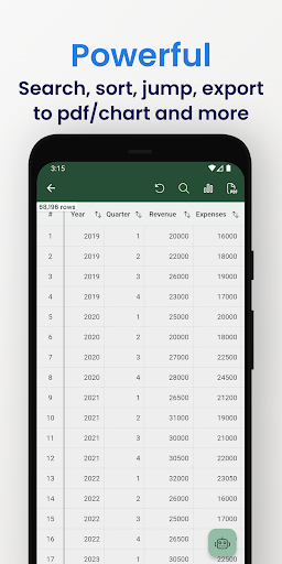 CSV File Viewer - Smart CSV ekran görüntüsü