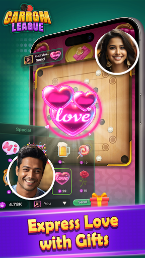 Carrom League: Friends Online ekran görüntüsü