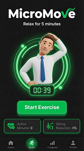 Move Work-5 Min Office Workout ekran görüntüsü