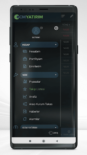 GCM Borsa Trader ekran görüntüsü