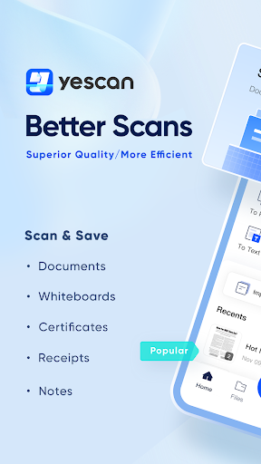 yescan - PDF OCR Scanner ekran görüntüsü
