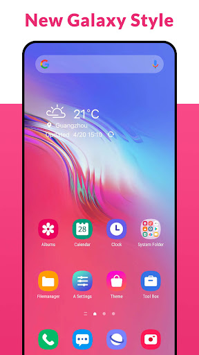 A Launcher : Galaxy A Launcher ekran görüntüsü