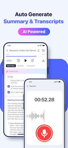 Auto Minutes: AI Meeting Note ekran görüntüsü