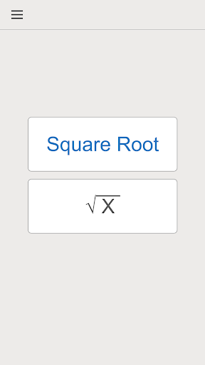 Square Root Calculator ekran görüntüsü