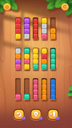 Wood Sortpuz: Ball Sort Puzzle ekran görüntüsü