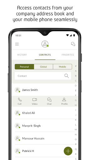 Etisalat CloudTalk UCS ekran görüntüsü