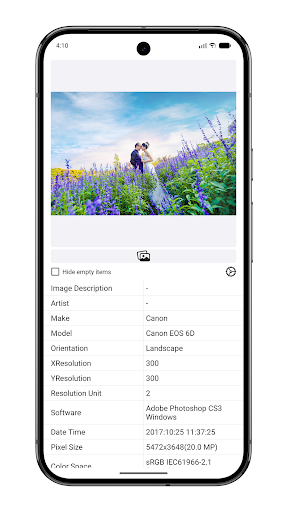 Photo Info Viewer - View Exif ekran görüntüsü