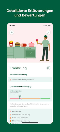 AOK atWork ekran görüntüsü