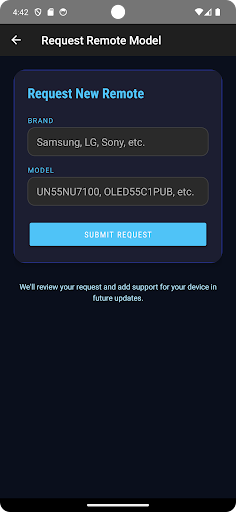 Remote for Beon tv ekran görüntüsü
