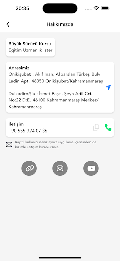Büyük Sürücü Kursları ekran görüntüsü