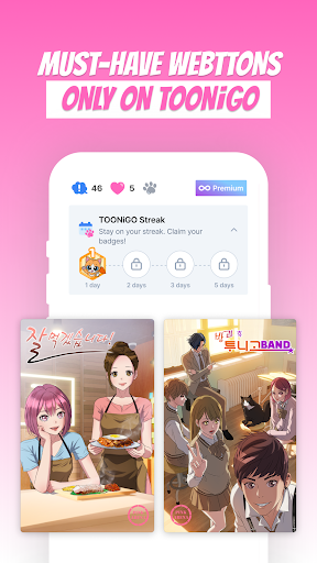 TOONiGO: Korean by Webtoon ekran görüntüsü