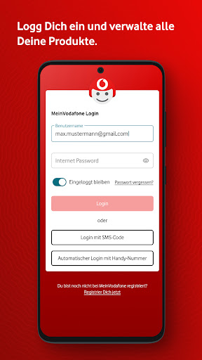 MeinVodafone ekran görüntüsü