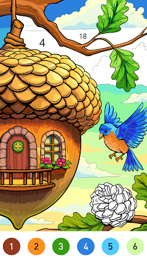 Dream Home Coloring book ekran görüntüsü