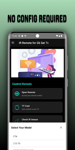 Remote for GbSat tv ekran görüntüsü