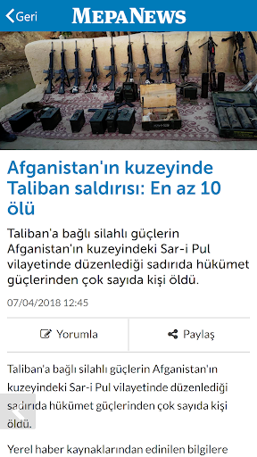 Mepa News ekran görüntüsü