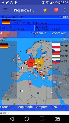 World Military Map ekran görüntüsü