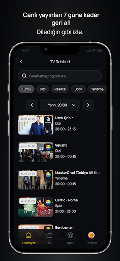 TV+: Film, Dizi & Canlı TV ekran görüntüsü
