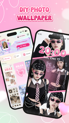 DIY Wallpaper Maker Collage ekran görüntüsü