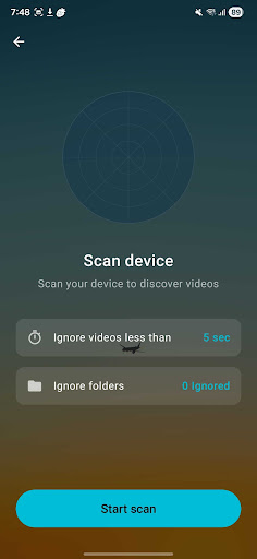 Audify Video Player ekran görüntüsü