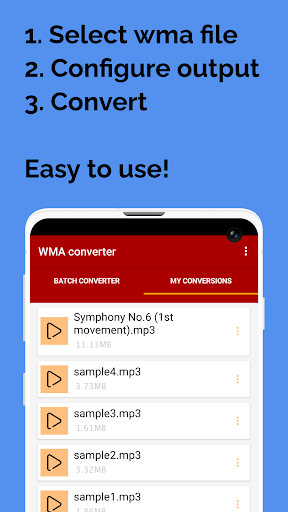 Wma To Mp3 Converter ekran görüntüsü