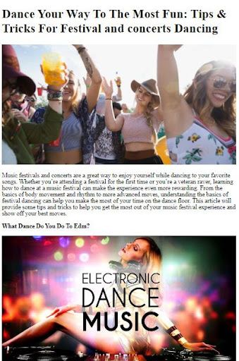 How to Dance At a Concert ekran görüntüsü