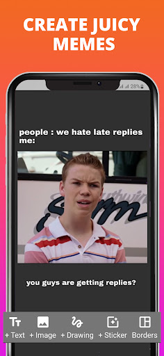 Memeify -Meme Maker, Generator ekran görüntüsü