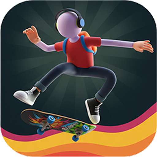 Long Board Crash Run 3D