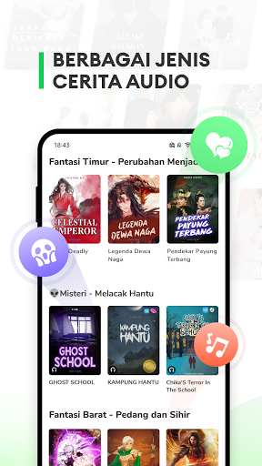 AudioToon: Audio book, Podcast ekran görüntüsü