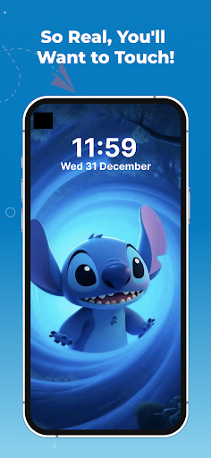Stitch 4K Live Wallpaper Lilo ekran görüntüsü
