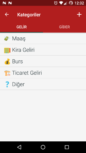 MERP Bütçem ekran görüntüsü