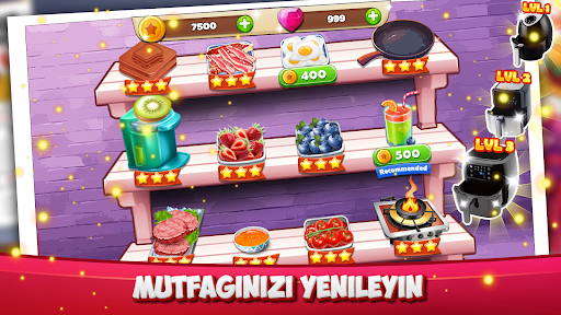 Yemek Ustalığı Mutfak oyunları ekran görüntüsü