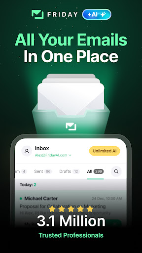 Friday: AI E-mail Assistant ekran görüntüsü