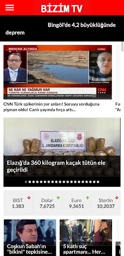 Bizim TV ekran görüntüsü
