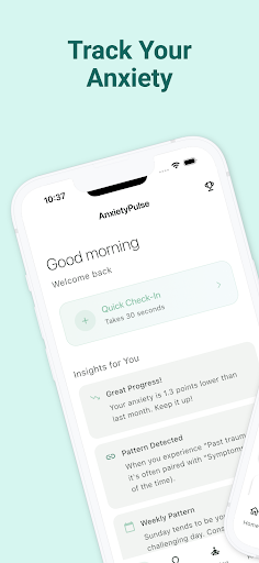 Anxiety Tracker - Pulse Mood ekran görüntüsü
