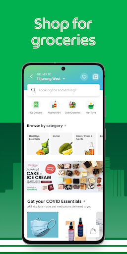 Grab - Taxi & Food Delivery ekran görüntüsü