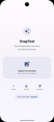 SnapText - Screenshot Reader ekran görüntüsü