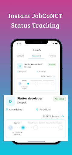 Hire22 Anonymous AI Job search ekran görüntüsü